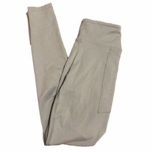 Beige High-Waisted Leggings